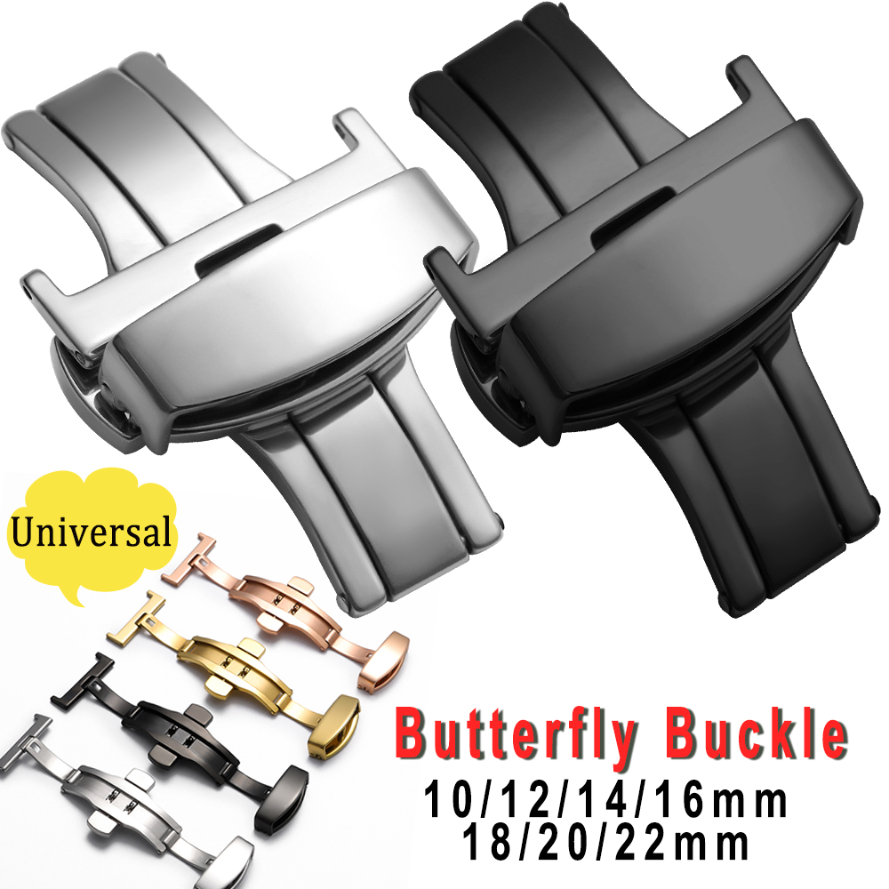 Butterfly Clasp Deployant - 스테인레스 스틸 범용 버터 플라이 버클
