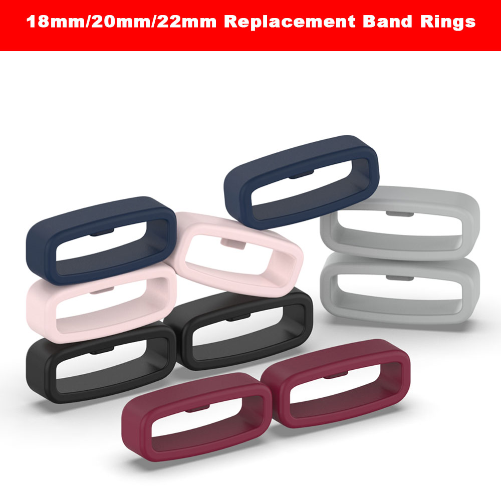 Silicone Watch Band 22Mm - 18 20 22mm 시계 밴드 링