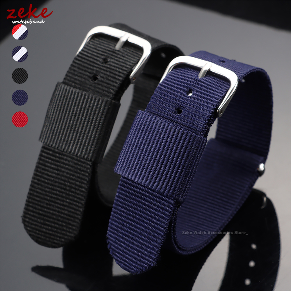 Suede Strap Watch - 16mm 18mm 20mm 나일론 리브형 시계