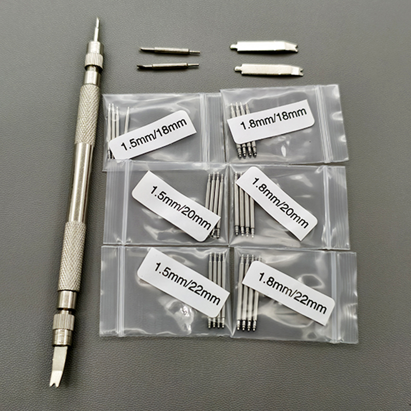 Spring Bar Tool Set - 시계 수리 포크 시계줄 케이스 뒷면