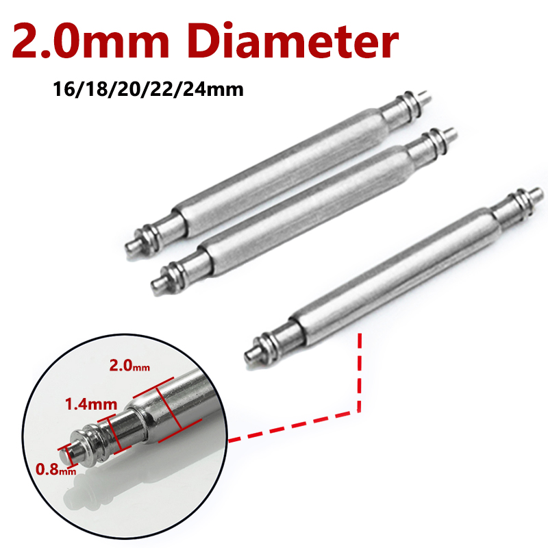Spring Bar Tool Set - 2.0mm 직경 시계 밴드 스프링 바