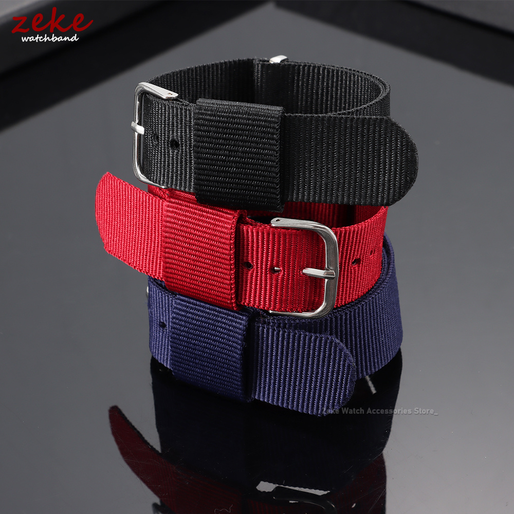 16mm 18mm 20mm 나일론 리브형 시계 스트랩  - Suede Strap Watch 리뷰 및 가격