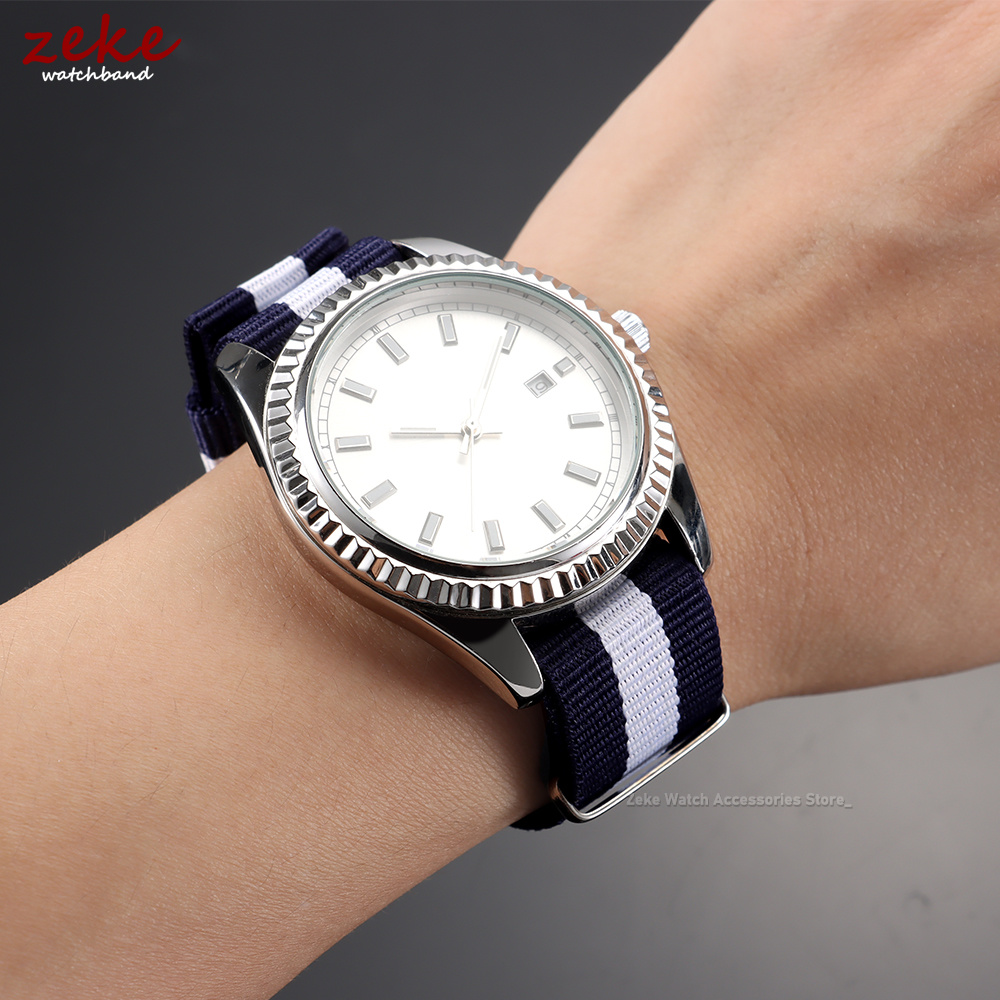 16mm 18mm 20mm 나일론 리브형 시계 스트랩  - Suede Strap Watch 리뷰 및 가격