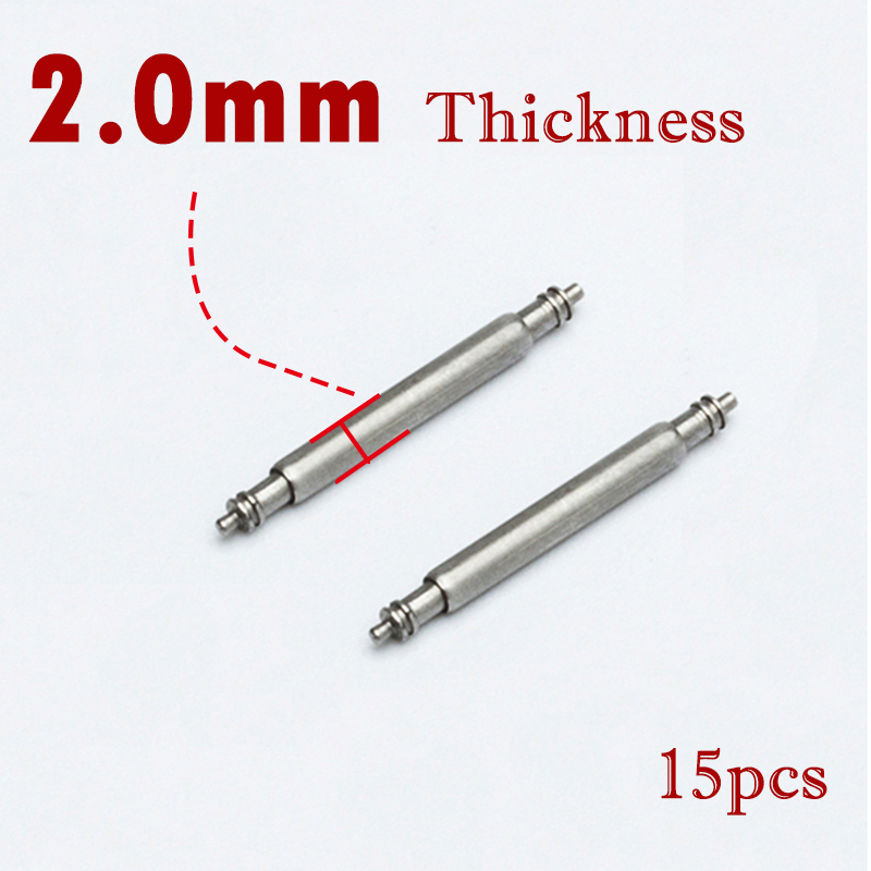 15pcs 시계 밴드 핀 2.0mm 직경 스트랩 스프링 - Spring Bar Tool Set 리뷰 및 가격
