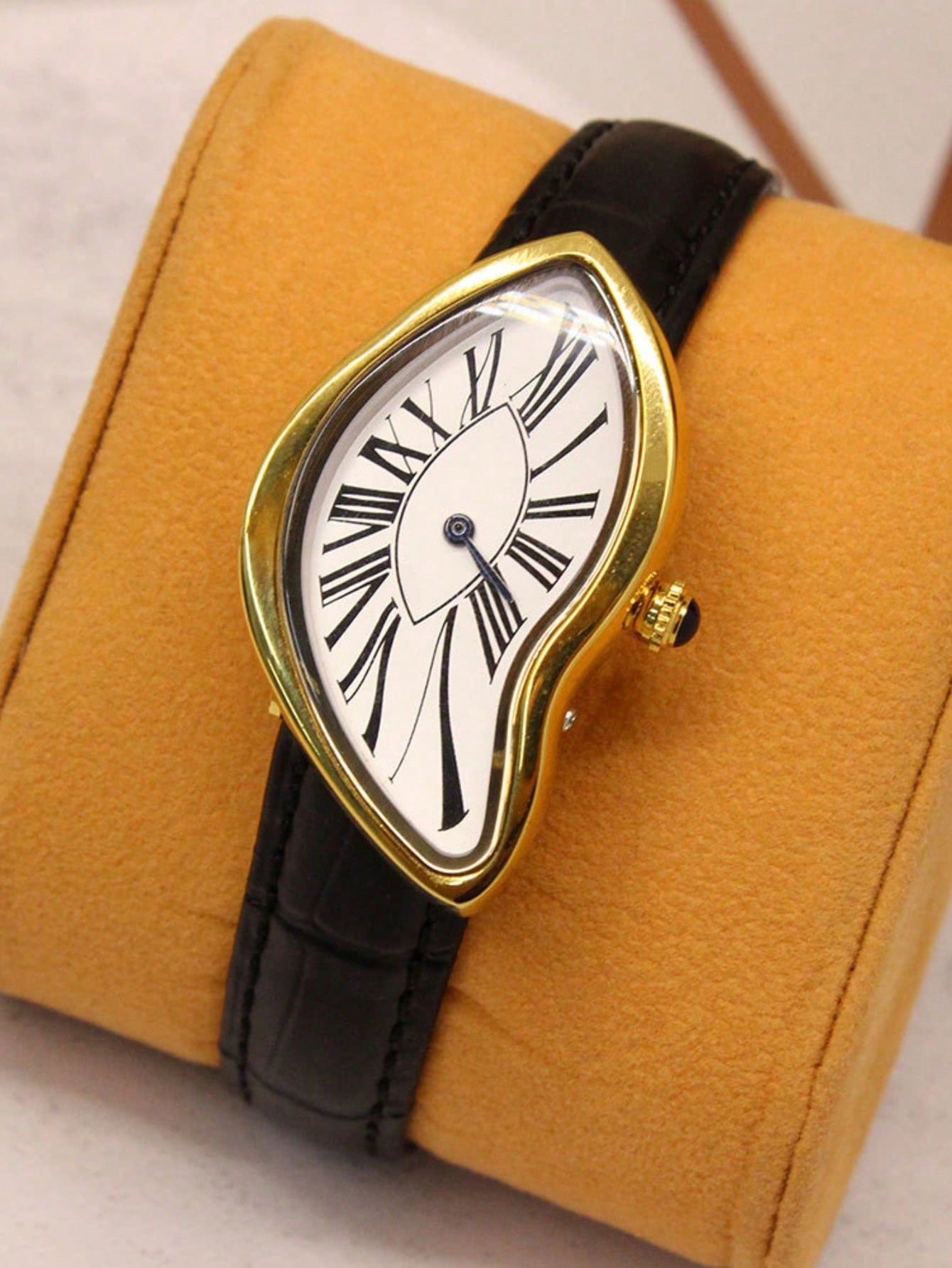 남녀공용 크리에이티브 멜트 럭셔리 시계, 패션 아날로그 - Leather Watch Band Men 리뷰 및 가격