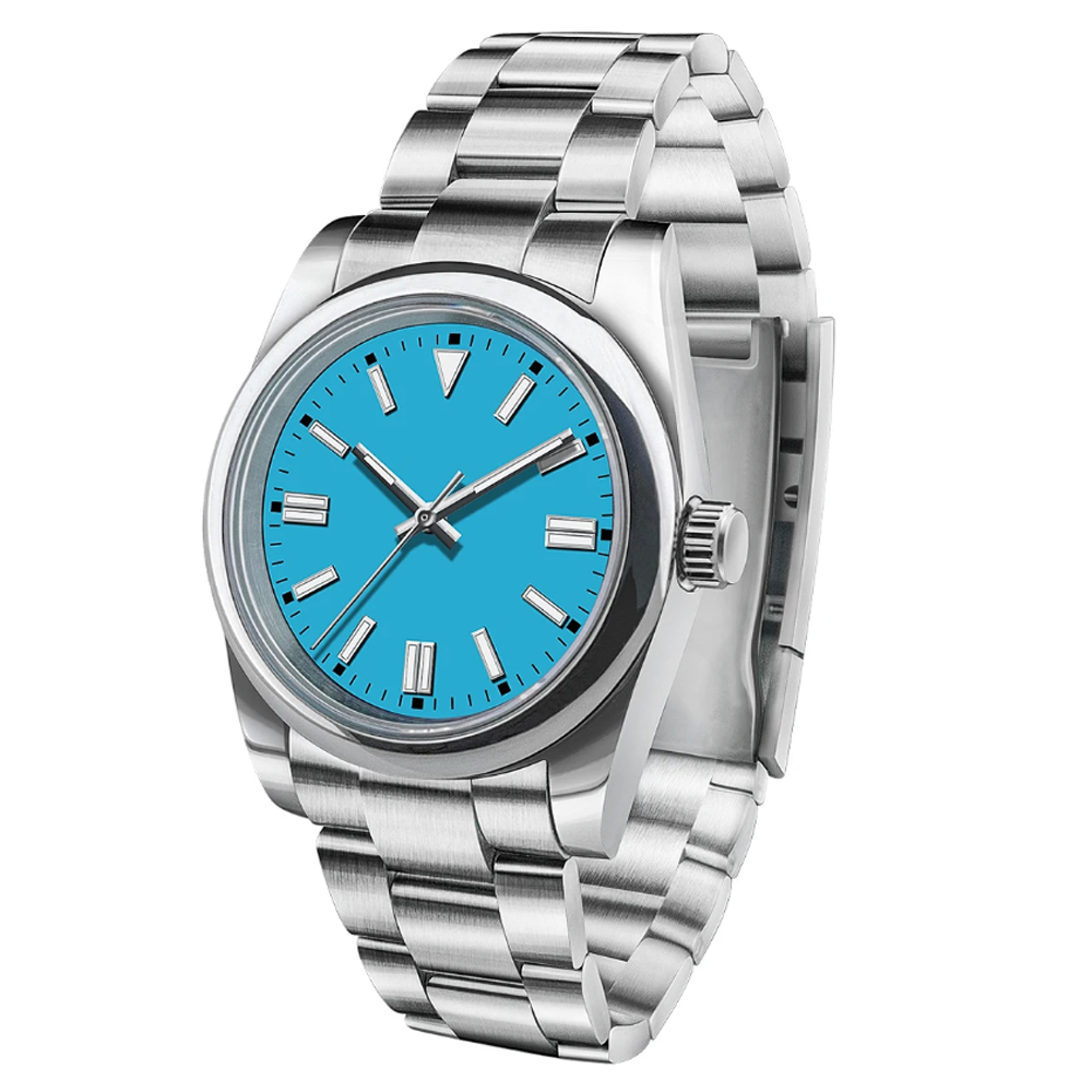 커스텀 로고 남성용 시계 사파이어 럭셔리 NH35/미요 - Stainless Bracelet Diver 리뷰 및 가격